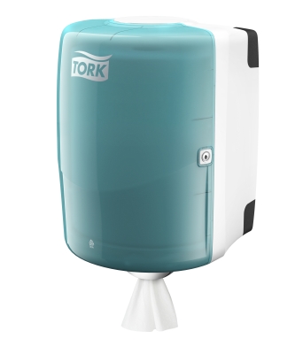 Tork Centerfeed Dispenser W2 Hvid/ Turkis