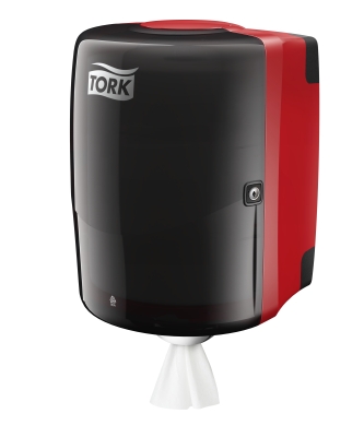 Tork Centerfeed  Dispenser W2 Sort/Rød
