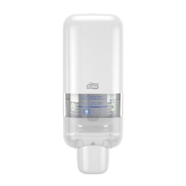 Dispenser Manuel Tork S4 1000ml Plast Hvid til sæbe/hånddesinfek